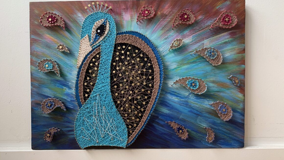 Голубой павлин